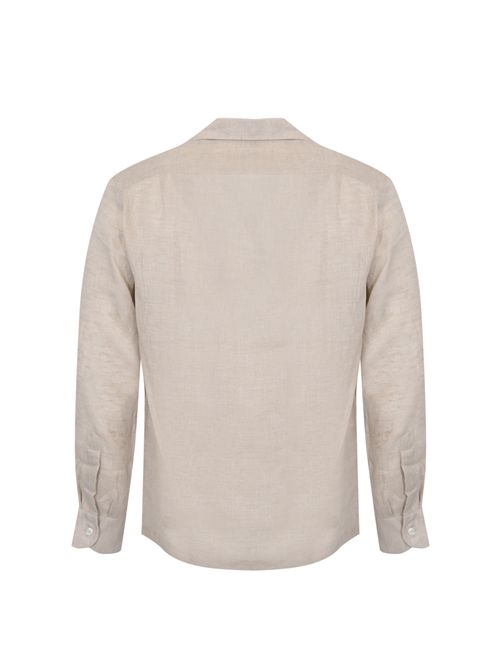 Camicia Pailan in lino Beige LARDINI | PAILAN PAD66814200